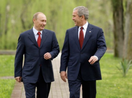 Putin with Bush
