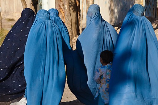 women in burqa